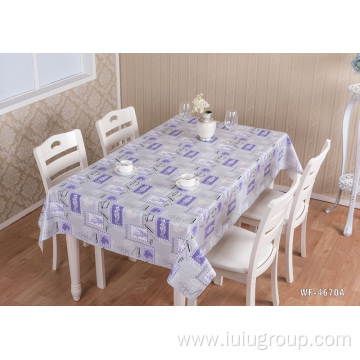 Floral printed Waterproof PVC Tablecloth